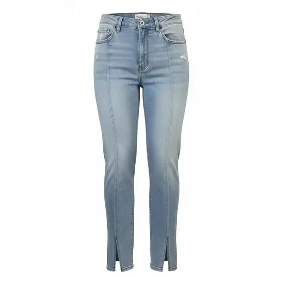 Abercrombie & Fitch Curve Love 90s Straight Jeans Ultra High Rise 31x12 - Picture 3 of 6